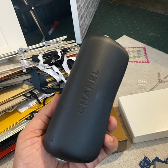 Chanel glass frame 3075 B c711 53/17 135 with big logos - Picture 10 of 10